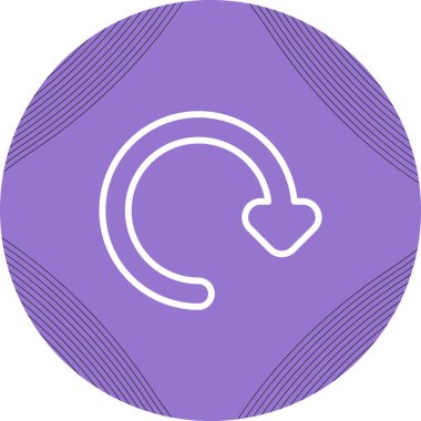 Web simgesi vektör resimlemesini döndür