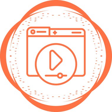 Oyuncu simgesinin vektör illüstrasyonu 