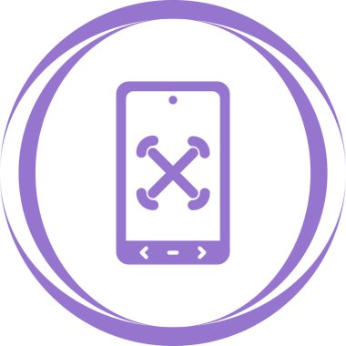 Basit illüstrasyon web simgesine odaklan 