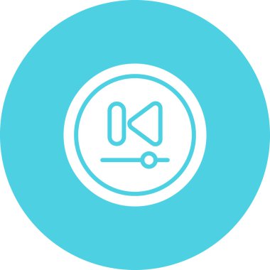 video dosyası simge vektör çizim