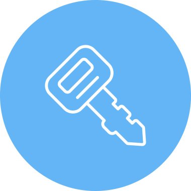 Anahtar. Web simgesi basit illüstrasyon 