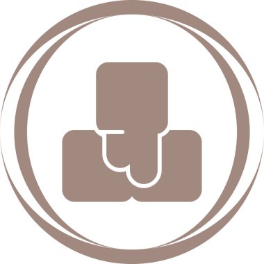 Buz ağı ikonu vektör illüstrasyonu 