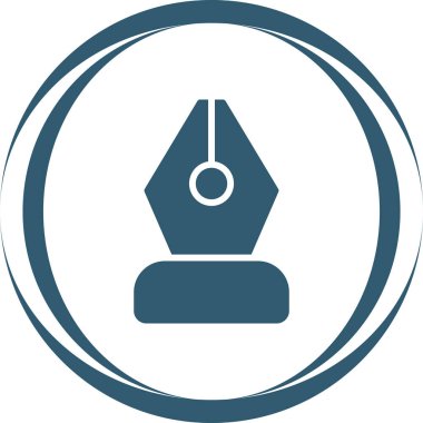 Siyah uçlu. Web simgesi vektör illüstrasyonu