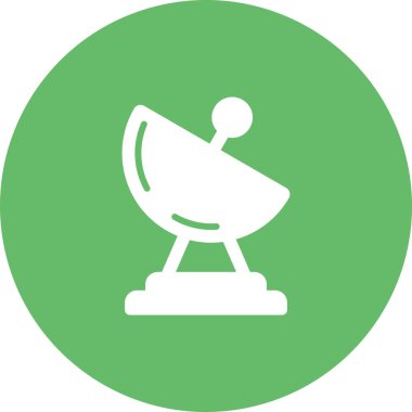 Uydu. Web simgesi basit tasarım