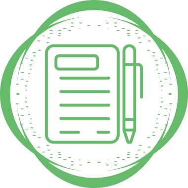 İletişim formu. Web simgesi vektör illüstrasyonu