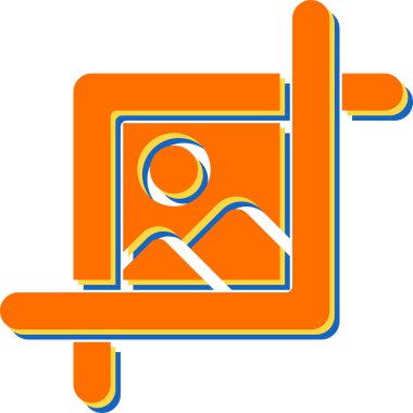  Resim simgesi. Grafiğin vektör illüstrasyonu