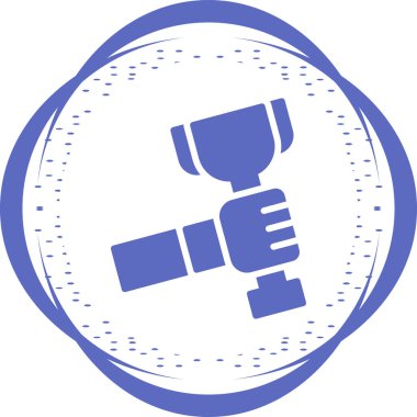 Başarılı Web simgesi vektör illüstrasyonuName