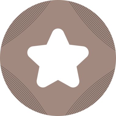 Yıldız. Web simgesi basit tasarım