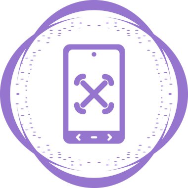 Basit illüstrasyon web simgesine odaklan 