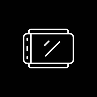 Grafik Tablet simgesi. Basit vektör illüstrasyonu