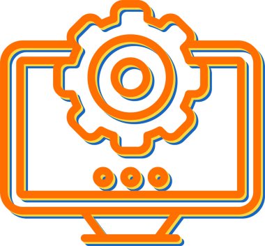 ayar simgesi vektör illüstrasyonu