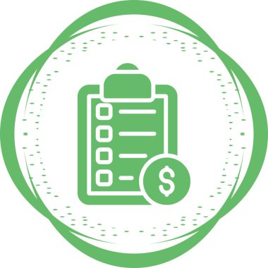 finansal planlama. Web simgesi basit illüstrasyon 