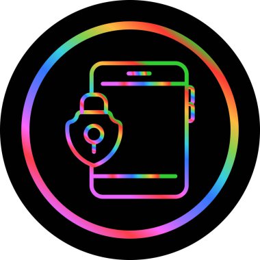 Kalkan, koruma simgesi vektör illüstrasyonu 