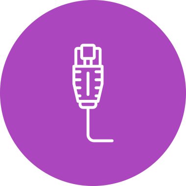 Ethernet simgesinin vektör illüstrasyonu