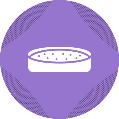 Petri Çanağı ikon vektör illüstrasyonu