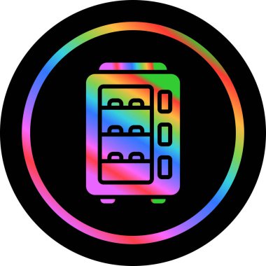 Otomat simgesinin basit vektör resmi