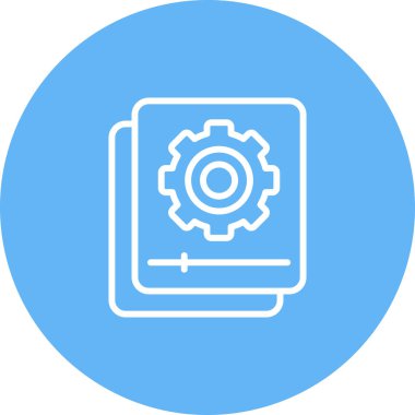 belge web simgesi vektör illüstrasyonu