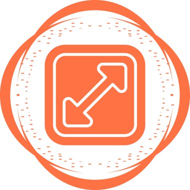 Büyütme simgesinin temel doğrusal görüntüsü