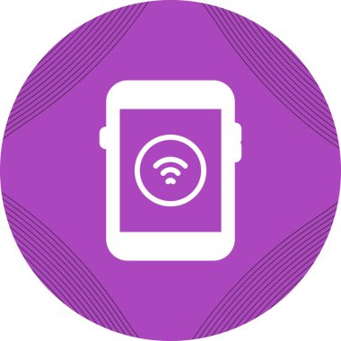 Akıllı telefon aygıtı sembolü, cep telefonu simgesi, vektör illüstrasyonu