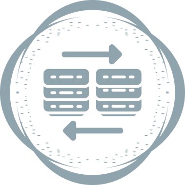 bulut web simgesi vektör illüstrasyonu