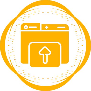 Yükleniyor. Web simgesi vektör illüstrasyonu 