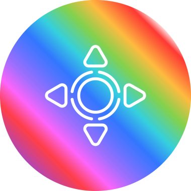 Konum simgesinin vektör illüstrasyonu