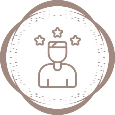 Kullanıcı simgesinin vektör çizimi