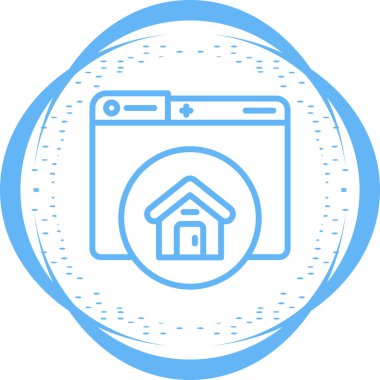 Simgesi tasarım evi, illüstrasyon vektör