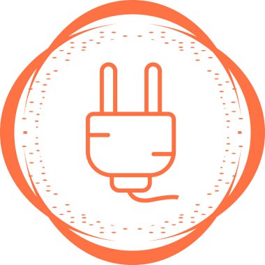 elektrik dolgu simgesi web basit illüstrasyon