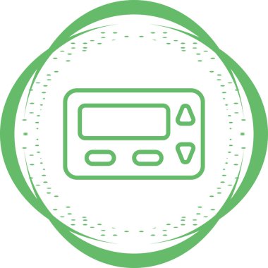 Sayfa simgesi, vektör illüstrasyonu basit tasarım