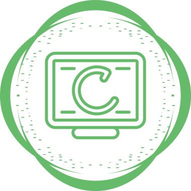  dönüm web simgesi vektör illüstrasyonu 