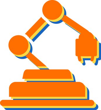 robot. Web simgesi basit tasarım 