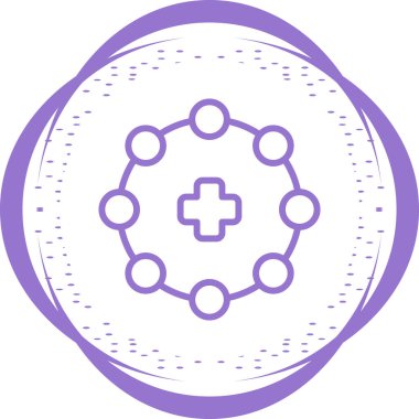 Seçilen düğmenin temel doğrusal resmi