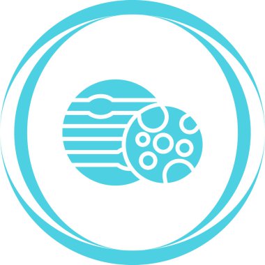 Gezegenler. Web simgesi basit illüstrasyon     