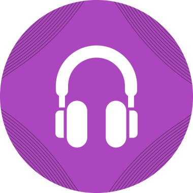 Kulaklıklar. vektör simgesi basit resimleme         