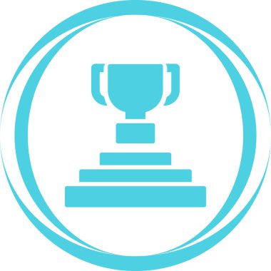 Kupa web simgesi, vektör çizim