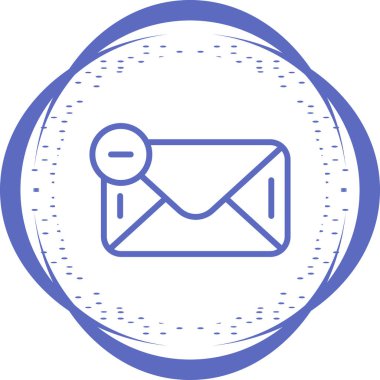 Sembolü kaldır. Web simgesi basit illüstrasyon