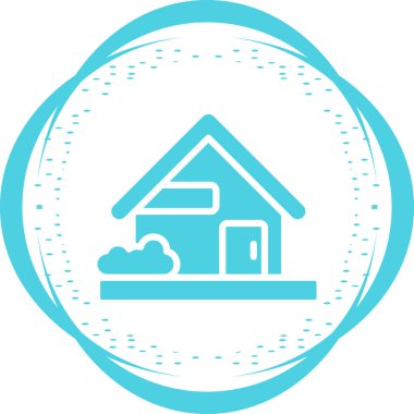 Vektör illüstrasyon evi simgesi