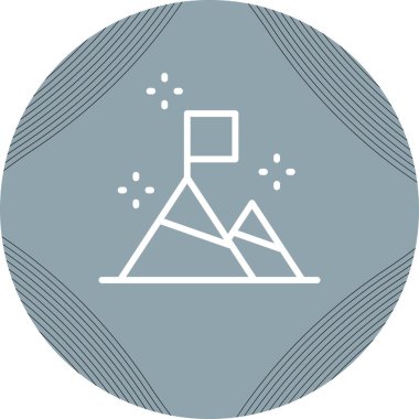 Bir hedef simgesinin vektör illüstrasyonu