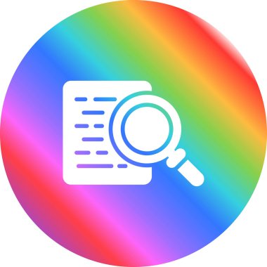 belge web simgesi vektör illüstrasyonu