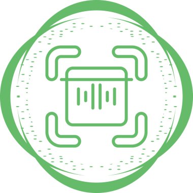 Konuşma Tanıma simgesi vektör illüstrasyonu