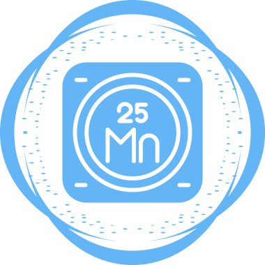 Kimyasal elementin ağ basit illüstrasyonu