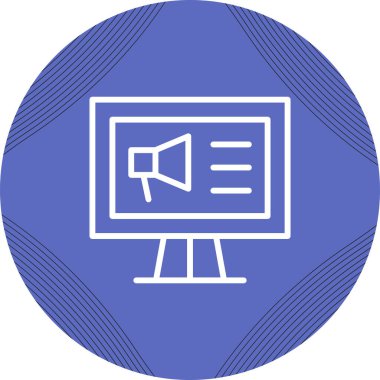 pazar web simgesi vektör illüstrasyonu