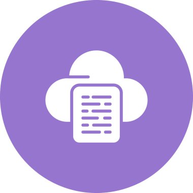 bulut web simgesi vektör illüstrasyonu