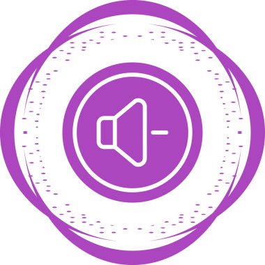 Modern hacim indirme simgesinin vektör çizimi