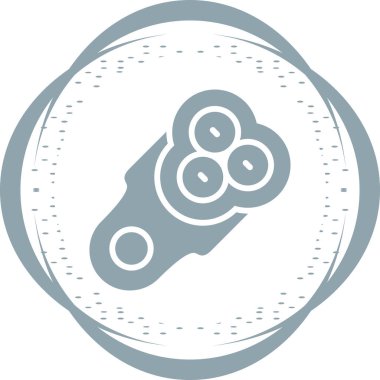 Electric Shaver modern simgesinin vektör çizimi    