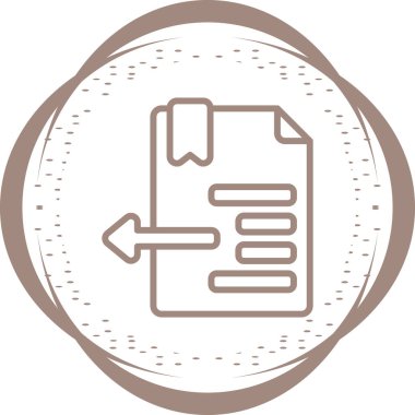 Dosya. Web simgesi basit illüstrasyon