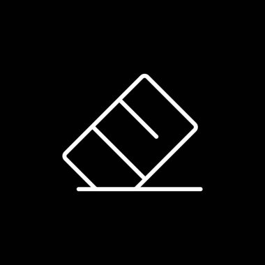 Lastik simgenin basit doğrusal çizimi