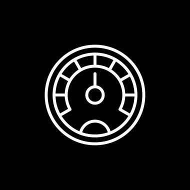 Performans web simgesinin vektör illüstrasyonu 