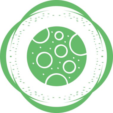 Ay ikonu vektör illüstrasyonu